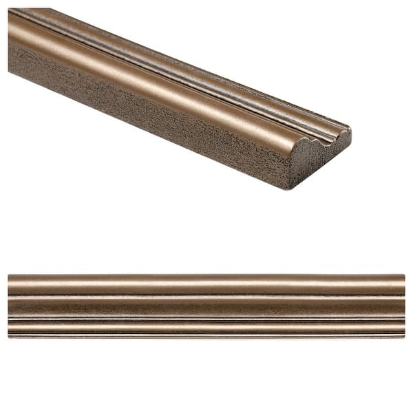 Trendy Metal Chair Rail Bronze 2"x12" ( Set of 5) Bed Bath & Beyond